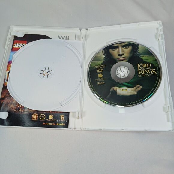 LEGO The Lord of the Rings Wii Game Complete w/ Fellowship DVD Untested - Picture 5 of 6
